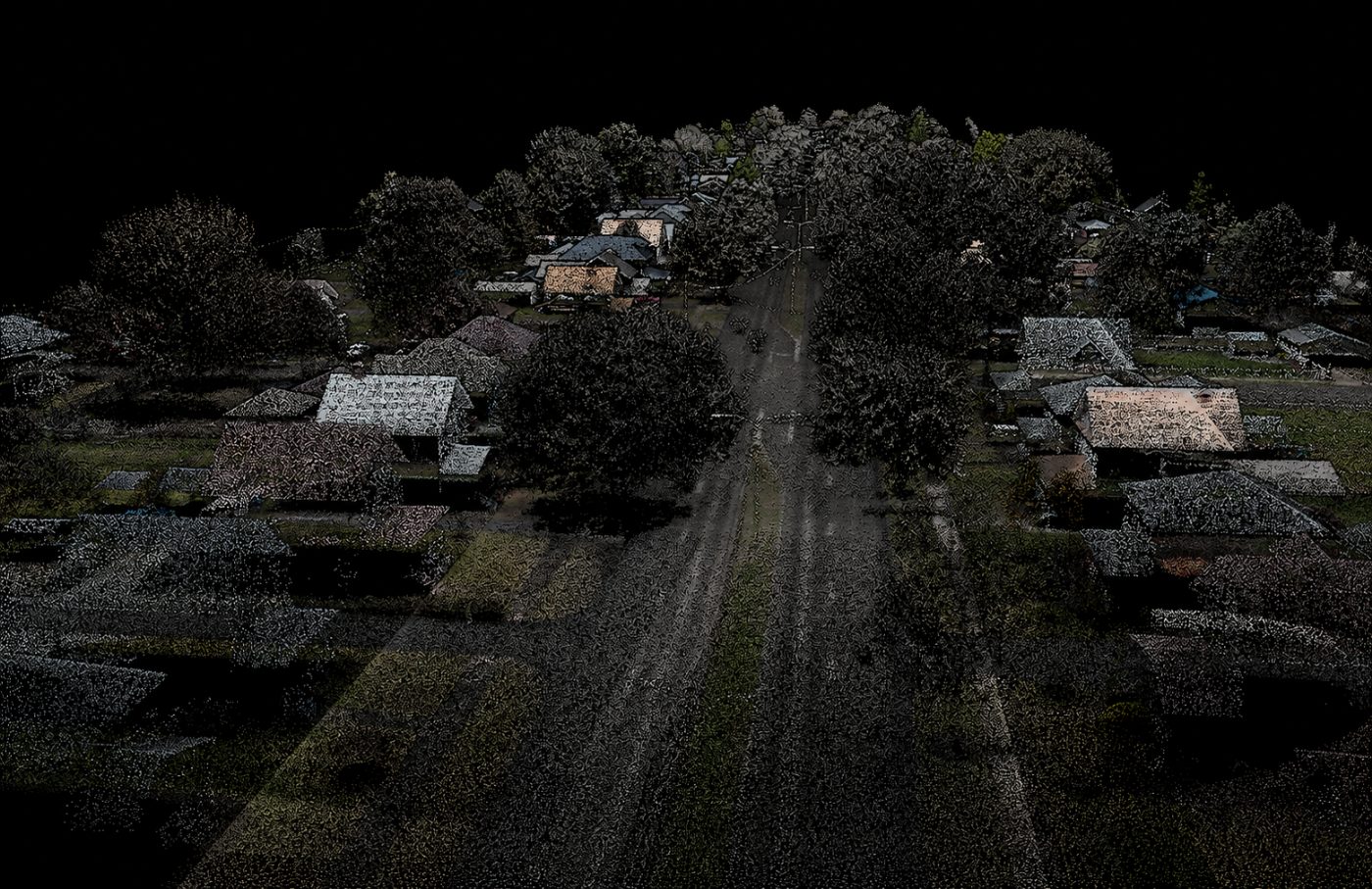 Road corridor mapping scan